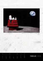 Snoopy On The Moon, To The Moon And Beyond, wall calendar 2025, DIN A3 |  Carlo Bchner