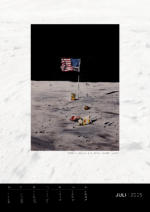 McFlag, To The Moon And Beyond, wall calendar 2025, DIN A3 |  Carlo Bchner